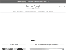 Tablet Screenshot of leonorgreyl-usa.com